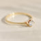 Bague 59 Bague solitaire - Diamant 0,35 ct en or jaune 14 carats 58 Facettes