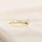 Bague 59 Bague solitaire - Diamant 0,35 ct en or jaune 14 carats 58 Facettes