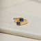 Bague 55 Cartier Toi et Moi - Bague vintage en or jaune 18 carats et saphirs 58 Facettes