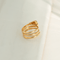 Bague 53 Bague serpent vintage en or jaune 18 carats et diamants 58 Facettes