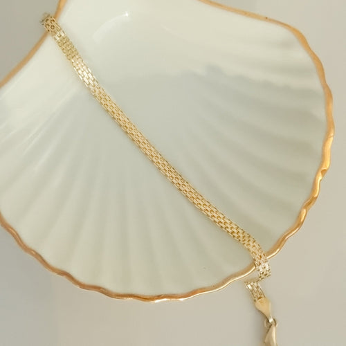 Bracelet Bracelet vintage en or 14K, 20 cm 58 Facettes 3160