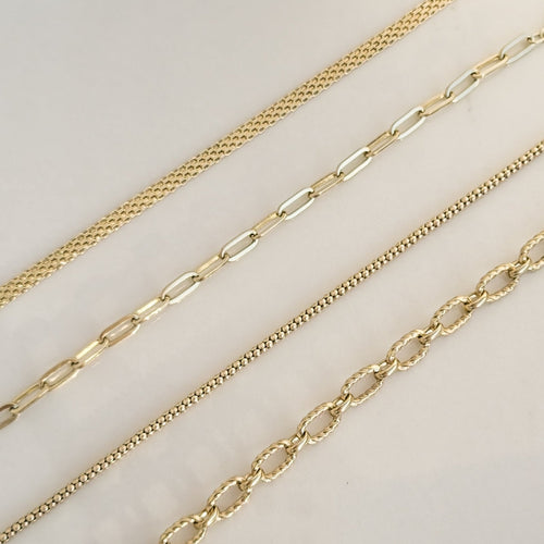 Bracelet Bracelet vintage en or 14K, 20 cm 58 Facettes 3160