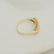 Bague 56 Bague diamantée en or jaune 14 K (0,50 ct) 58 Facettes 3137