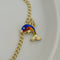 Bracelet Bracelet poissons en or jaune 14K avec pendentifs émaillés 58 Facettes 3138