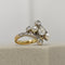 Bague 50 Bague Art nouveau en or jaune et blanc 18 carats avec perles et diamants 58 Facettes 2922