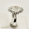 Bague 52.5 Bague antique en or blanc 18 carats avec aquamarine marquise 58 Facettes 2961