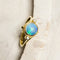Bague 53 Bague en or 18 carats avec opale noire et diamants 58 Facettes 2899