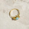 Bague 53 Bague en or 18 carats avec opale noire et diamants 58 Facettes 2899