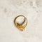 Bague 52 Bague halo en or 18 carats avec rubis et diamants 58 Facettes 2838