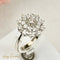 Bague 55 Bague en or blanc 14 carats avec diamants taille brillant 58 Facettes 2824