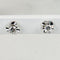 Boucles d'oreilles Ohrstecker - Boucles d’oreilles en or blanc 14 carats et diamants 58 Facettes 2833