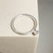 Bague 52.5 Bague halo en platine 950 avec diamants taille brillant 58 Facettes 2821