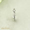 Bague 52.5 Bague halo en platine 950 avec diamants taille brillant 58 Facettes 2821