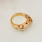 Bague 55 Bague en or jaune 750 avec diamants taille baguette et brillant 58 Facettes 2668