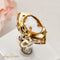 Bague 52.5 Bague camée victorienne en or 14 ct, diamants taille rose et platine 58 Facettes 2623