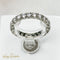 Bague 50 Bague mémoire en or blanc 750 avec 22 diamants 58 Facettes 2525