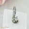 Bague 50 Bague mémoire en or blanc 750 avec 22 diamants 58 Facettes 2525