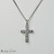 Pendentif Pendentif croix ancien en or blanc 14 carats et diamants 58 Facettes 2367