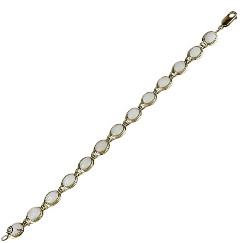 Bracelet Vintage - Bracelet en or jaune opales 58 Facettes 2556