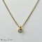 Collier Collier chaîne serpent en or 14 carats avec pendentif bicolore et diamant 58 Facettes 2036