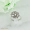 Bague 53 Bague en or blanc 585 avec 20 diamants taille brillant 58 Facettes 1619