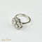 Bague 53 Bague en or blanc 585 avec 20 diamants taille brillant 58 Facettes 1619