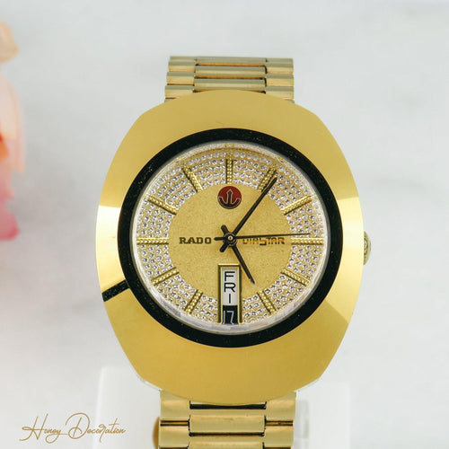 Montre Rado DiaStar - Montre vintage en acier et or 58 Facettes 1775
