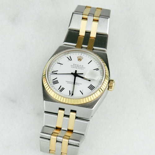 Montre Rolex Oysterquartz Datejust - Montre homme en acier et or, réf. 17013 58 Facettes 1529