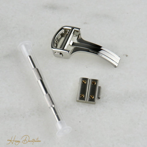 Montre Cartier Santos - Montre unisexe en or jaune 18K et acier, diamants 58 Facettes 2504