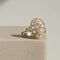 Bague 55 Art Déco - Bague diamants taille ancienne en or jaune 14 carats 58 Facettes 2641