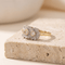 Bague 52.5 Art Déco - Bague en or blanc avec brillants 58 Facettes 2601