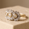 Bague 52.5 Art Déco - Bague en or blanc avec brillants 58 Facettes 2601