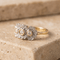 Bague 52.5 Art Déco - Bague en or blanc avec brillants 58 Facettes 2601