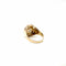 Bague 57 Bague chou or rose et pierres synthétiques 58 Facettes Z1351777