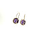 Boucles d'oreilles Boucles d'oreilles - Corindon synthétique en or rose 58 Facettes Z15B51676
