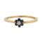 Bague 56 Bague Or Jaune - Saphirs et Diamant 58 Facettes RÉF 3031/18