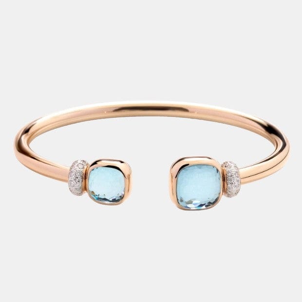 Bracelet Nudo Or rose Topaze 12.4ct