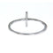 Bague 52 Bague design contemporaine en or blanc 18 carats et diamants 58 Facettes