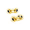 Boutons de manchette Cartier - Boutons de manchette en or jaune et saphirs 58 Facettes 35240