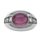 Bague 52 Bague en or blanc 18K à tourmaline rose et diamants 58 Facettes 22300