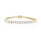 Bracelet Bracelet ligne serti de diamants en or jaune 18 carats 58 Facettes 33151