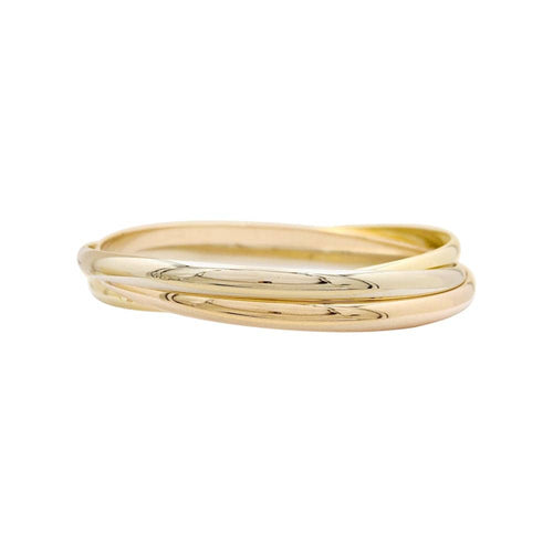 Bracelet Bracelet Cartier, "Trinity", trois ors. 58 Facettes 35026