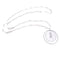 Collier Messika Move Lucky - Sautoir en or blanc et diamants 58 Facettes 33236