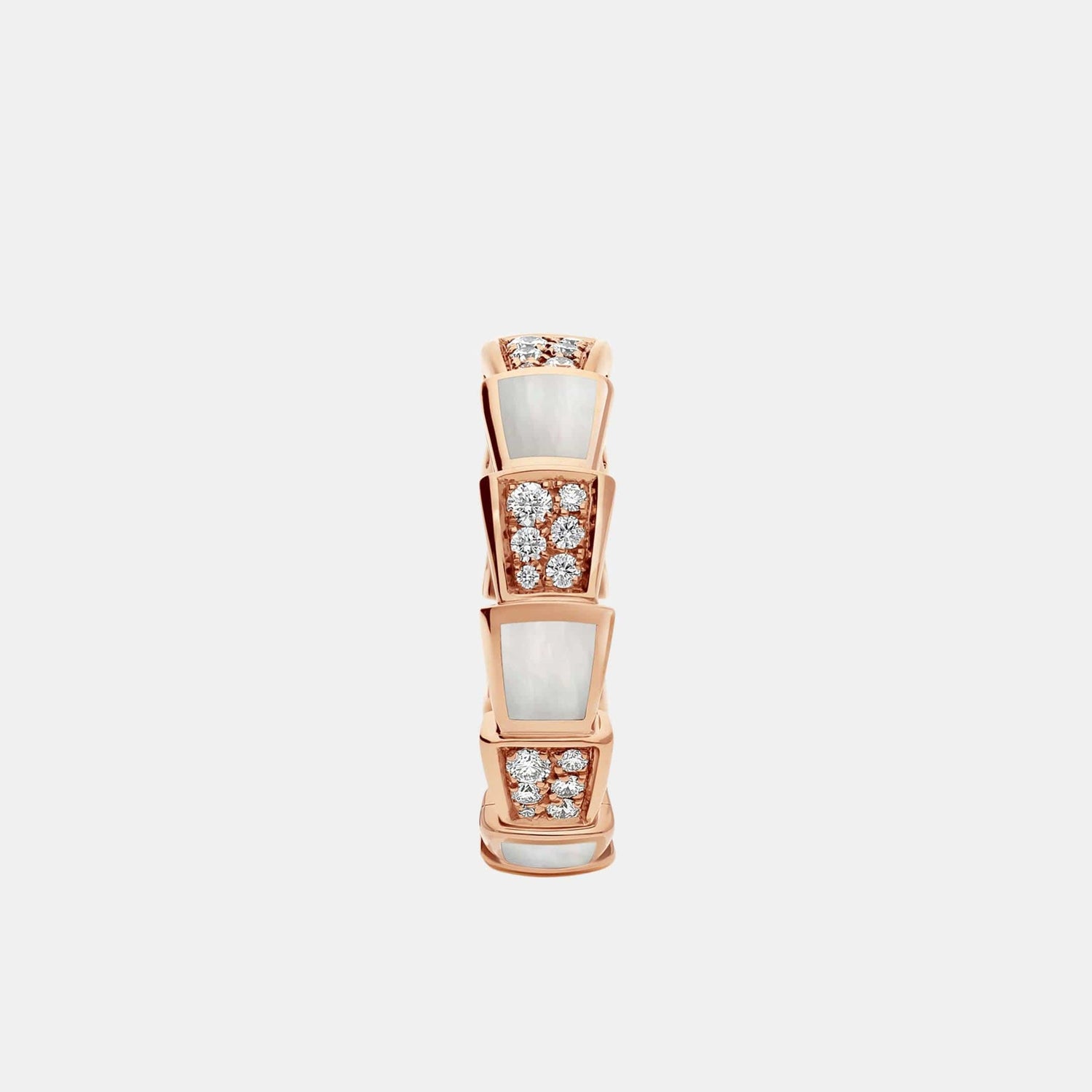 Bague Serpenti Viper Or Mixte 0.34ct