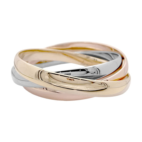 Bracelet Cartier Trinity - Bracelet en trois ors 750 58 Facettes 35152