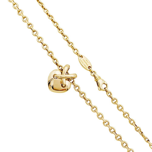 Collier Chaumet Cœur Liens - Collier en or jaune 750 58 Facettes 35279