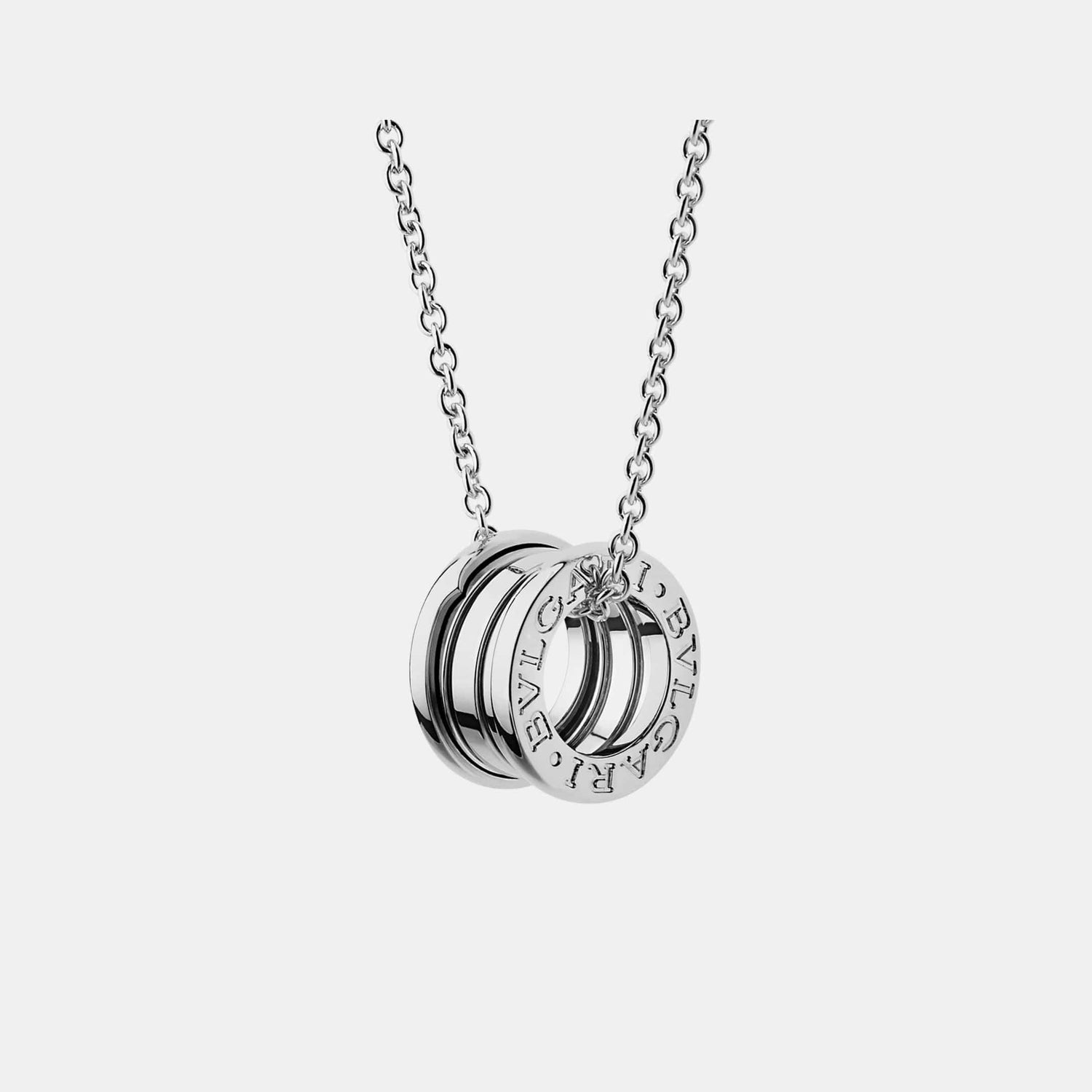 Collier B.Zero1 Or blanc 