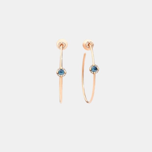 Boucles d'oreilles M'Ama Non M'Ama Or rose Mixte