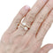 Bague 53 Bague croisée en or jaune 750 avec diamants poire et brillants 58 Facettes 35143