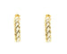 Boucles d'oreilles Chimento - Boucles d’oreilles en or jaune et or blanc 18 carats 58 Facettes 13702